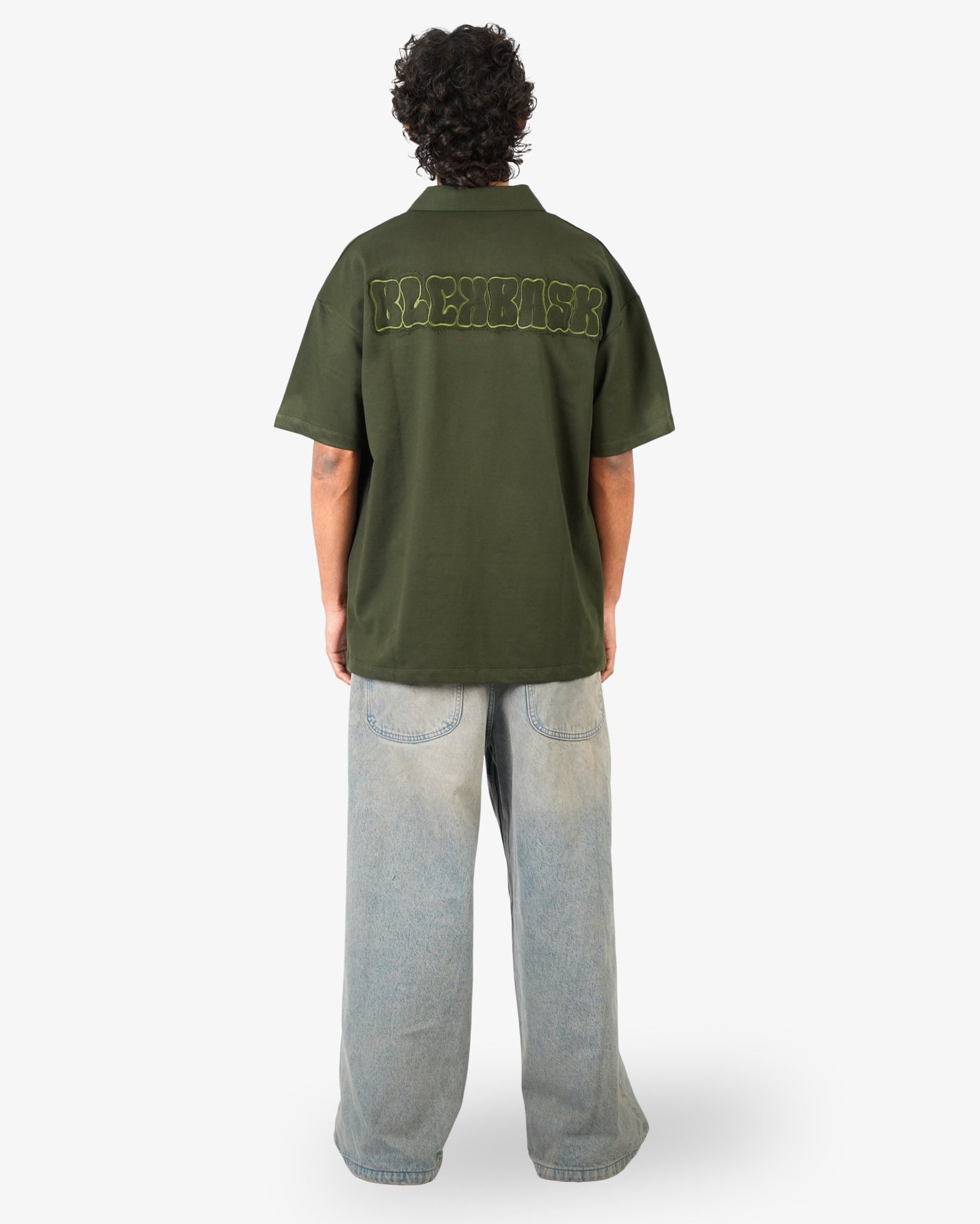 FOREST GREEN POLO T-SHIRT