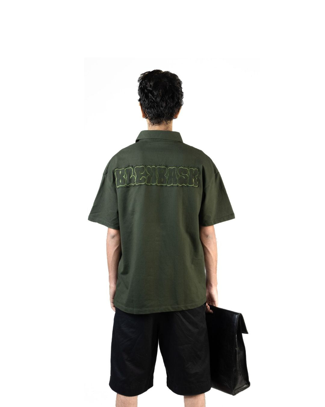 FOREST GREEN POLO T-SHIRT