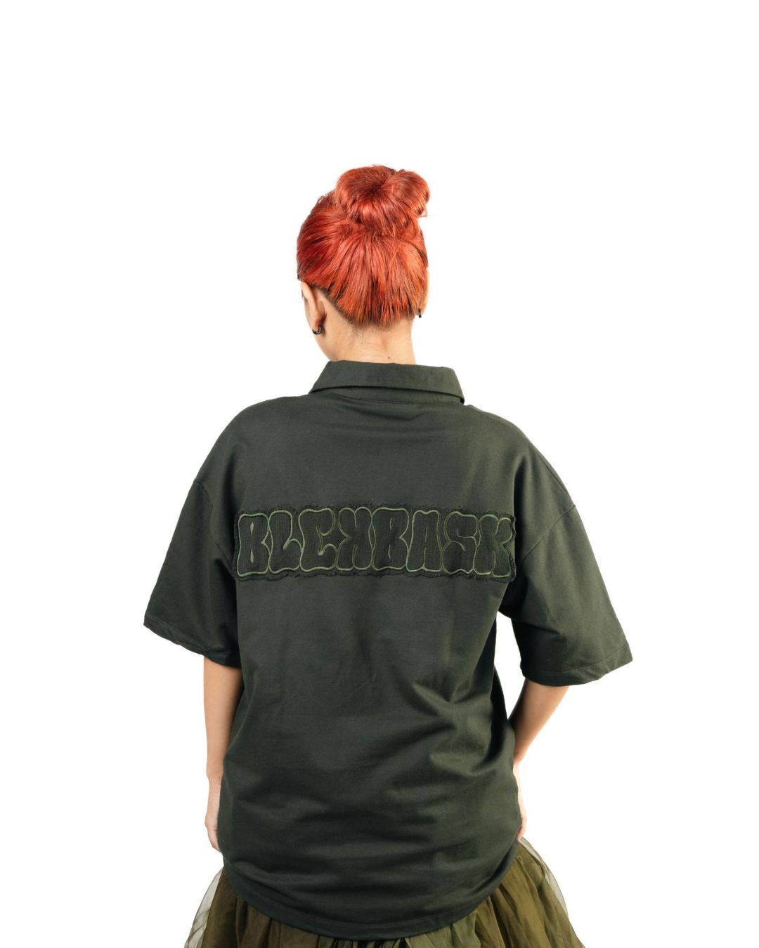 FOREST GREEN POLO T-SHIRT