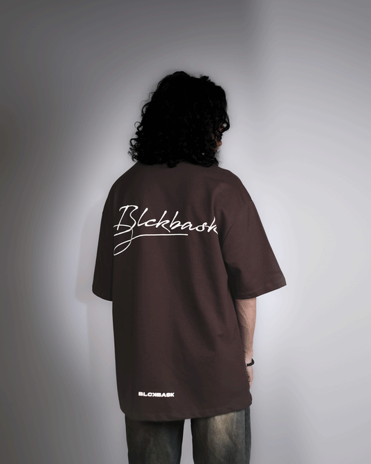 BROWN SIGNATURE T-SHIRT