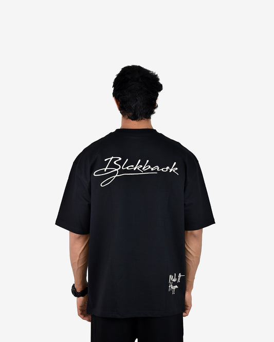 EMBROIDERED SIGNATURE T-SHIRT
