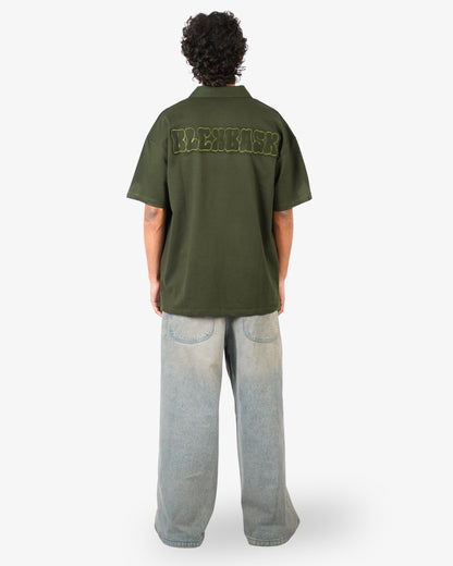 FOREST GREEN POLO T-SHIRT